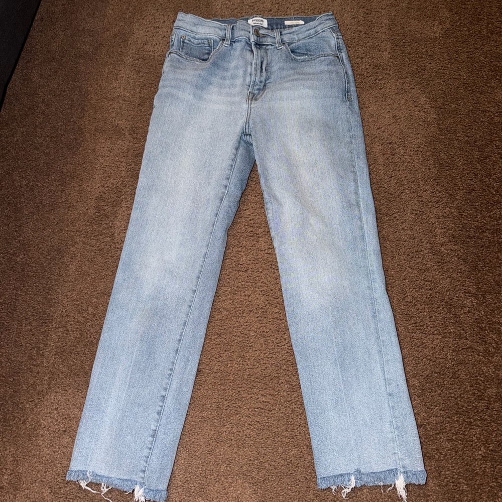 Kensie Light Blue Straight Leg Jeans